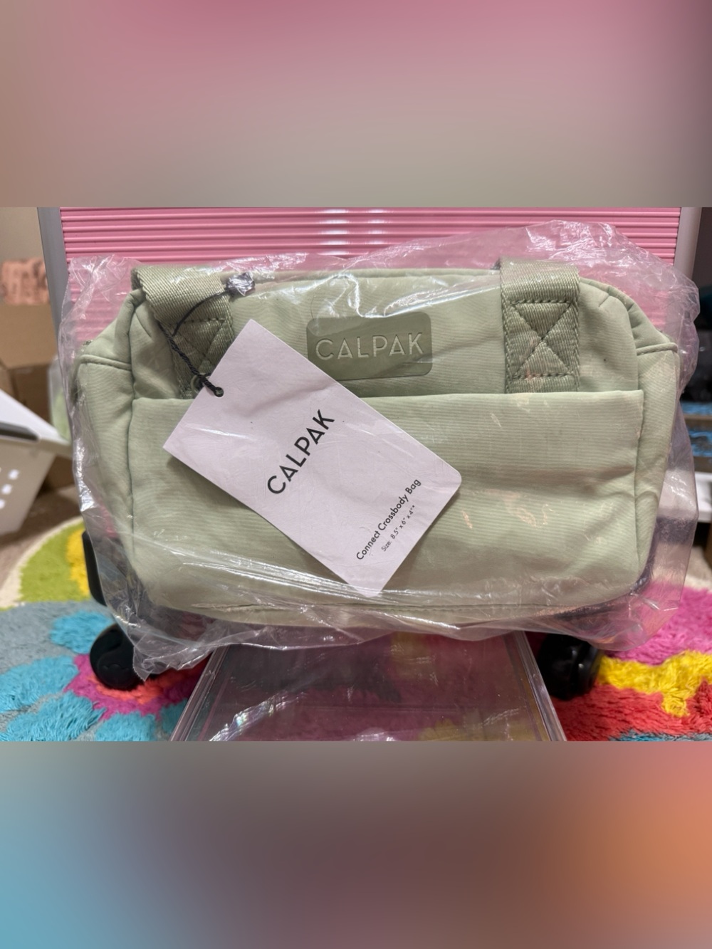 NWT 💚 Calpak Connect Crossbody Bag – Meadow